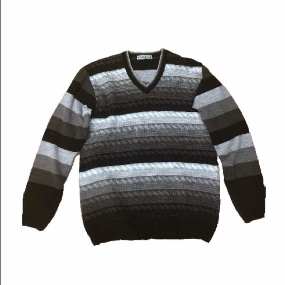 Brown Striped Sweater